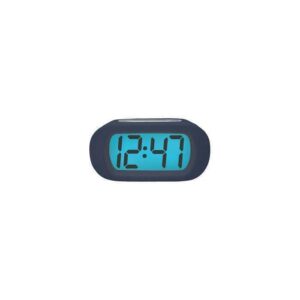 Ceas cu alarma afisaj LCD albastru Quartz 3x AAA