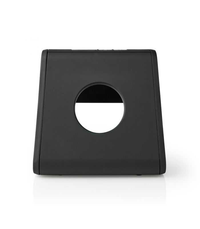 ceas cu alarma nedis incarcator wireless qi lumina multicolora negru 3