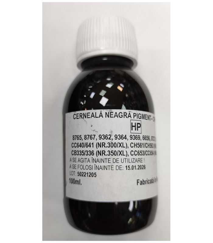 Cerneala Hp Pigment Negru 100ml Cphp02k