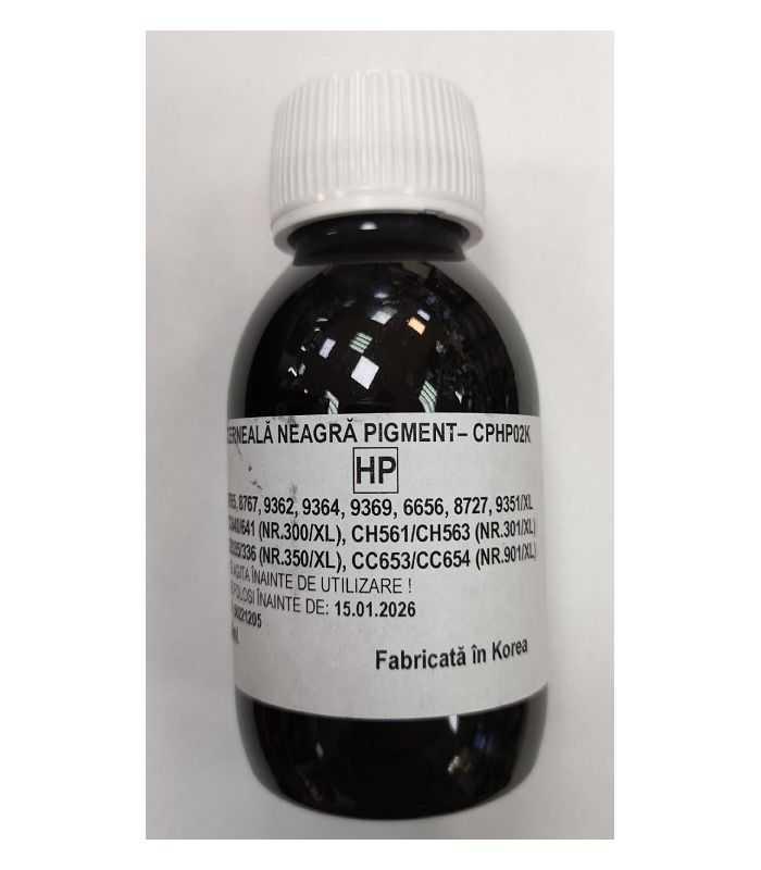 Cerneala HP PIGMENT negru 100ml CPHP02K