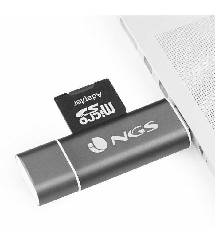 cititor de carduri 5in1 type c micro usb 20 ngs 1