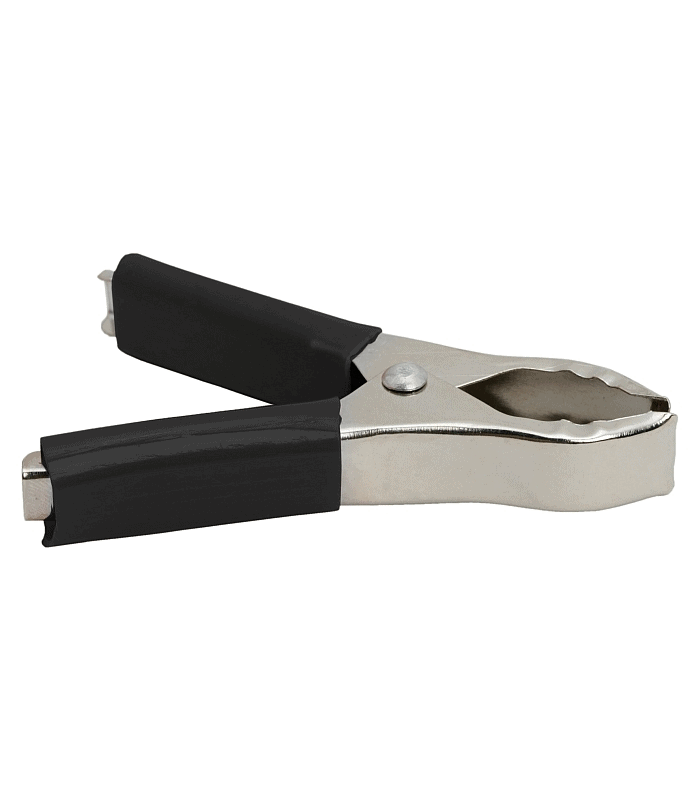 clema crocodil extra mare negru 30a 75mm 1