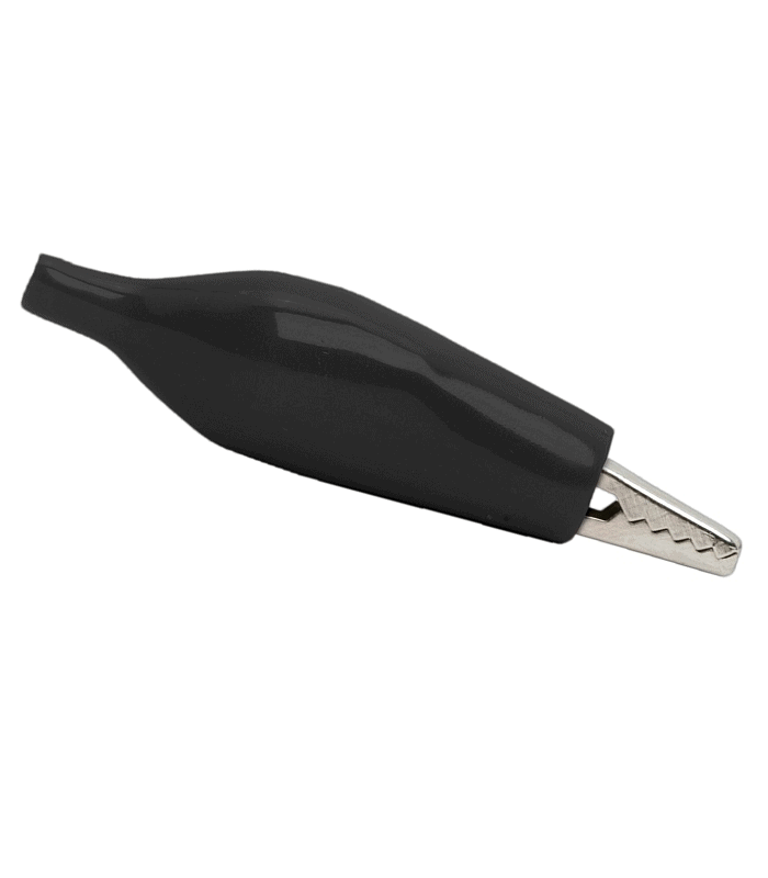 Clema crocodil mare negru 44mm 5A