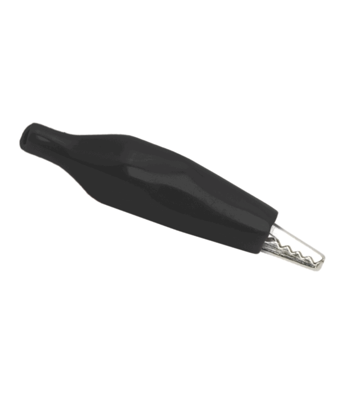 Clema crocodil mediu negru 35mm 5A