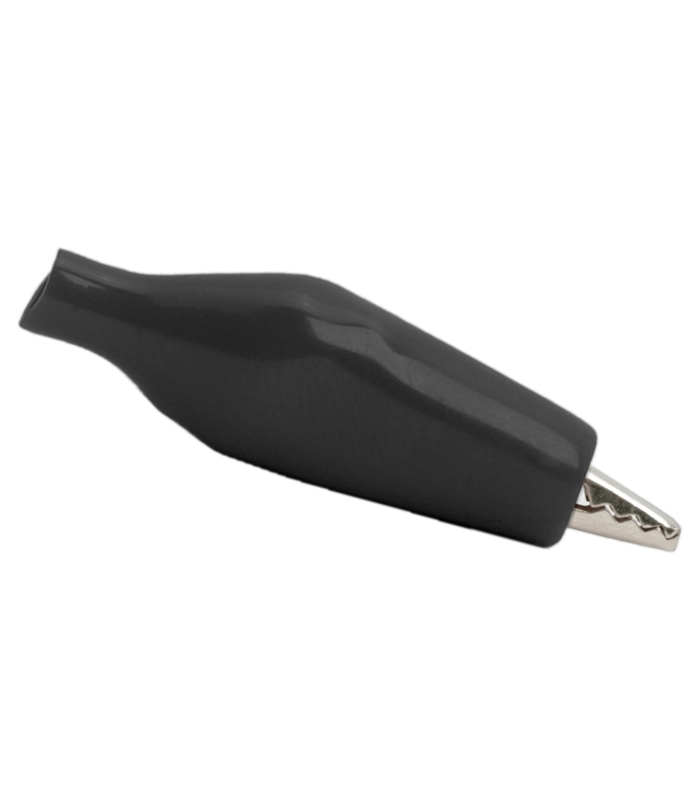 Clema crocodil mini 28mm 5A negru