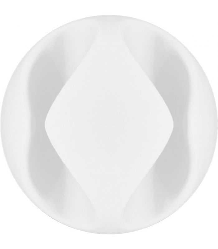 cleme pentru gestionarea cablurilor cu 2 sloturi goobay set 6buc alb 7