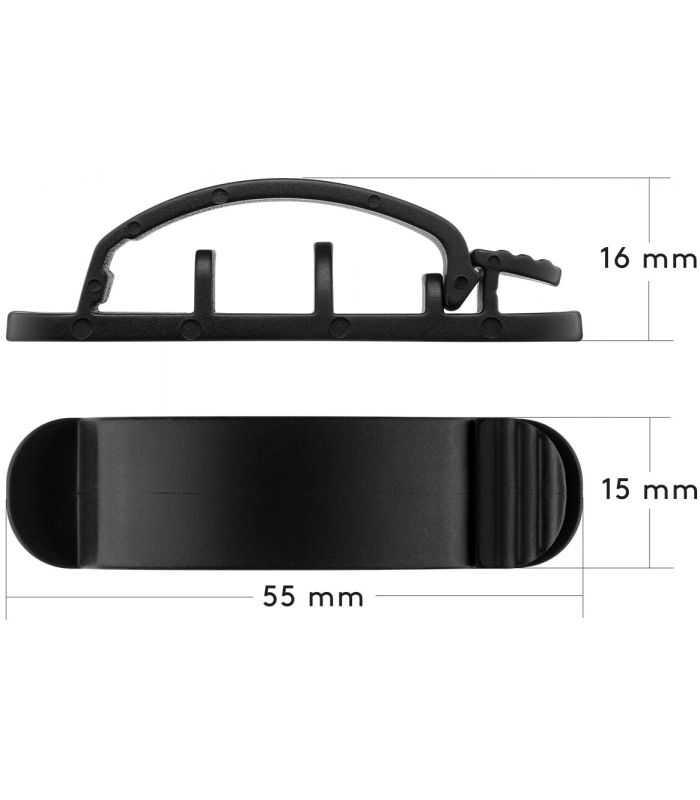 cleme pentru gestionarea cablurilor goobay set 6buc negru 8