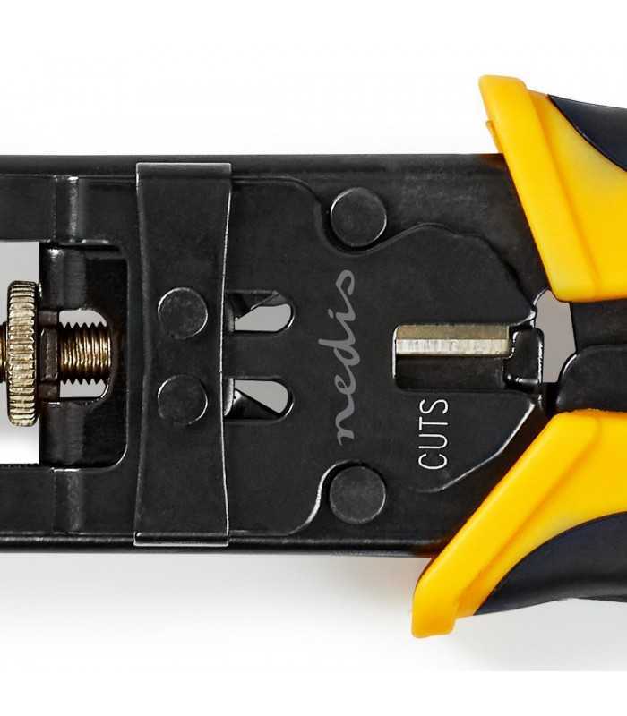 cleste compresie nedis conectori f bnc rca rg58 rg59 rg6 otel calit 5