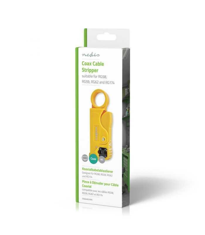 cleste dezizolare cablu coaxial nedis rg58 rg59 rg62 rg7 2