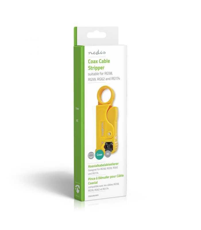cleste dezizolare cablu coaxial nedis rg58 rg59 rg62 rg7 6
