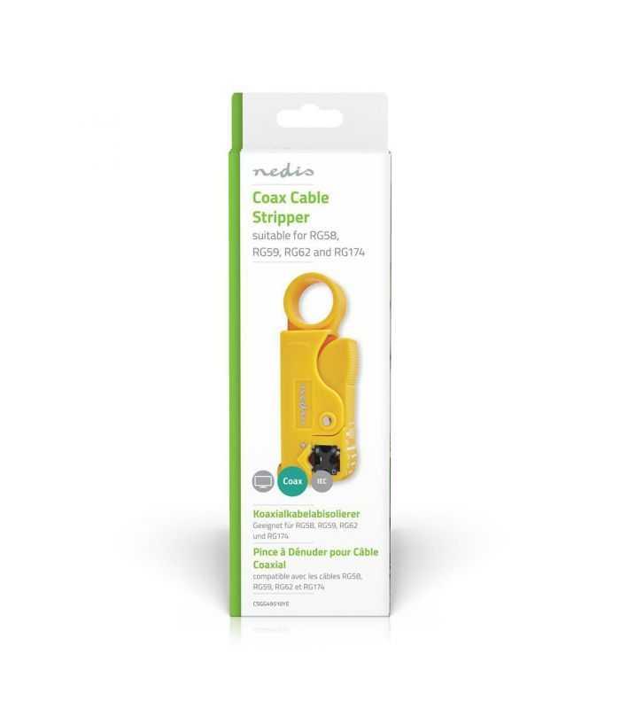 cleste dezizolare cablu coaxial nedis rg58 rg59 rg62 rg7 7
