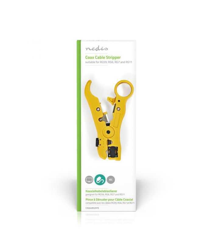 cleste dezizolare cablu coaxial nedis rg59 rg6 rg7 rg11 6