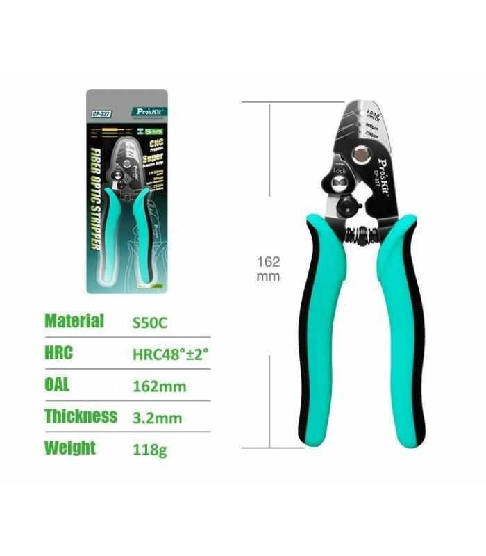 Cleste dezizolat fibra optica 162mm Pro`sKit CP-327 8 Cleste Dezizolat Fibra Optica 162mm Proskit Cp 327