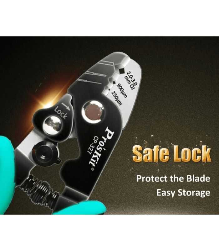 Cleste dezizolat fibra optica 162mm Pro`sKit CP-327 11 Cleste Dezizolat Fibra Optica 162mm Proskit Cp 327
