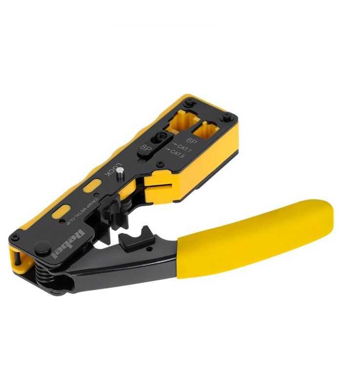 Cleste Sertizare Pass Through Rj45 Cat5 Cat6 Cat7 8 Pini Si Rj12 6 Pini Rebel Rb 1006