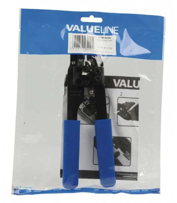 cleste sertizare rj45 albastru valueline 3