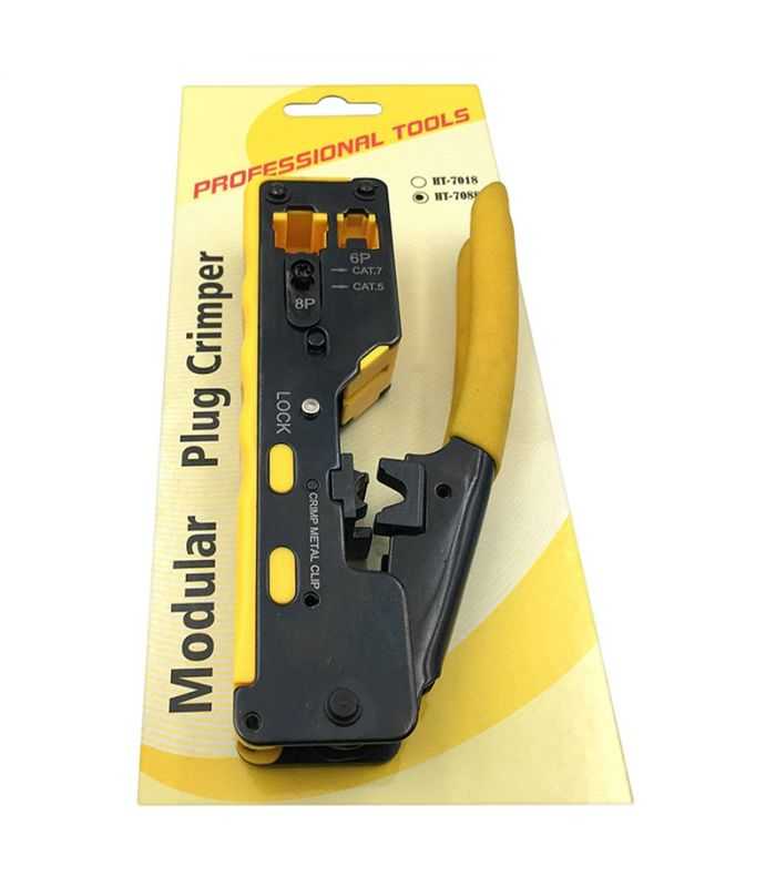 Cleste Sertizare Rj45 Pass Trough Cat7 Cat6 Cat5 Rj11 6 Pin Ht 7088 Eurokomp E6059