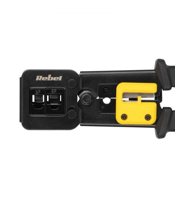 Cleste Sertizare Rj45 Rj12 Rj11 Rj 6p Rj 8p Cutit Pentru Dezizolare Rebel Rb 1007