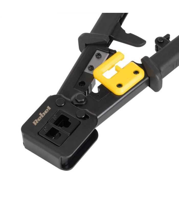 Cleste Sertizare Rj45 Rj12 Rj11 Rj 6p Rj 8p Cutit Pentru Dezizolare Rebel Rb 1007