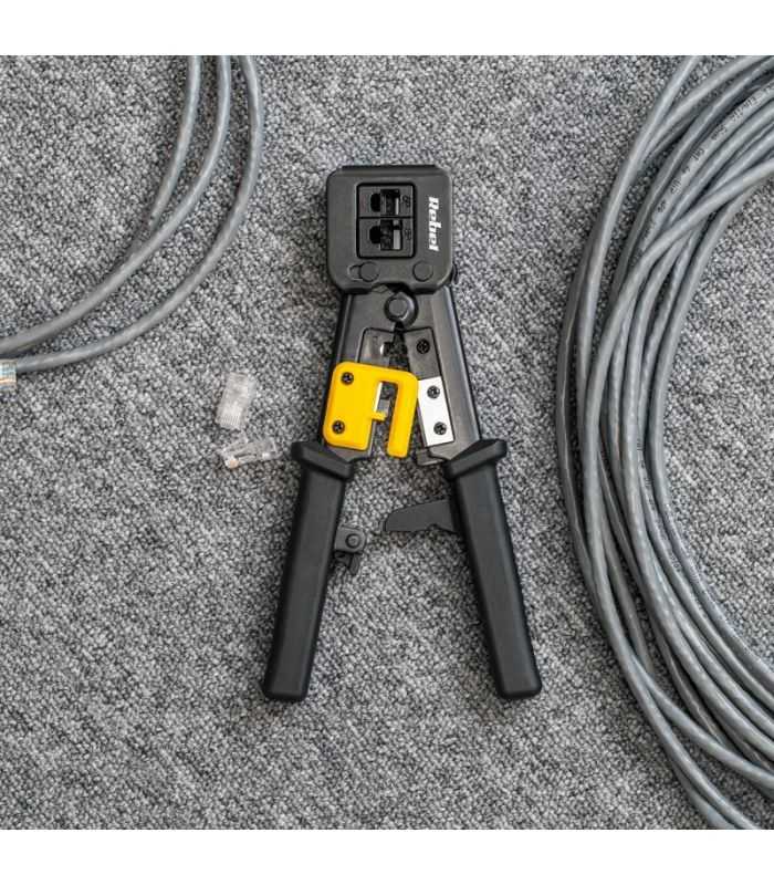 Cleste Sertizare Rj45 Rj12 Rj11 Rj 6p Rj 8p Cutit Pentru Dezizolare Rebel Rb 1007