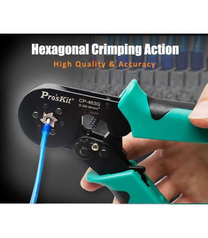 Cleste Sertizat Profil Hexagonal 175mm Proskit Cp 463g