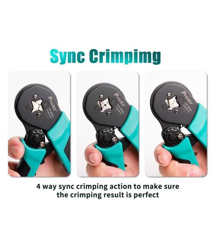 Cleste Sertizat Profil Patrat 156mm Proskit Cp 460g