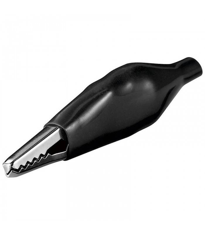 Clips crocodil 48mm negru Goobay