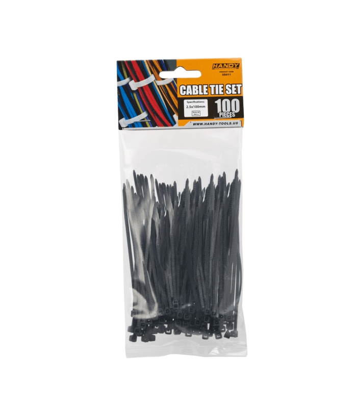 Coliere plastic 100x2.5 mm 100buc Handy