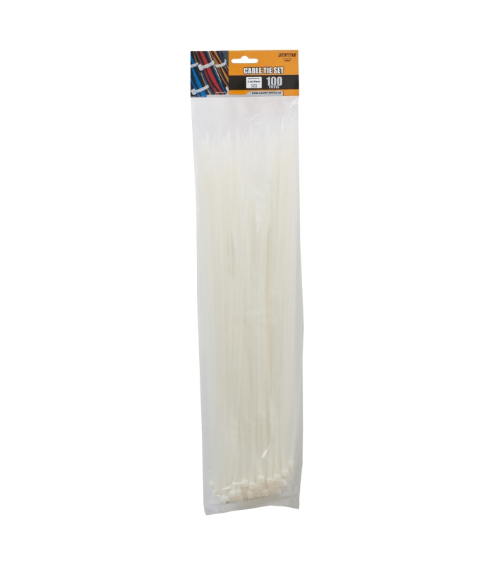 Coliere plastic transparent 390mm 100buc Handy