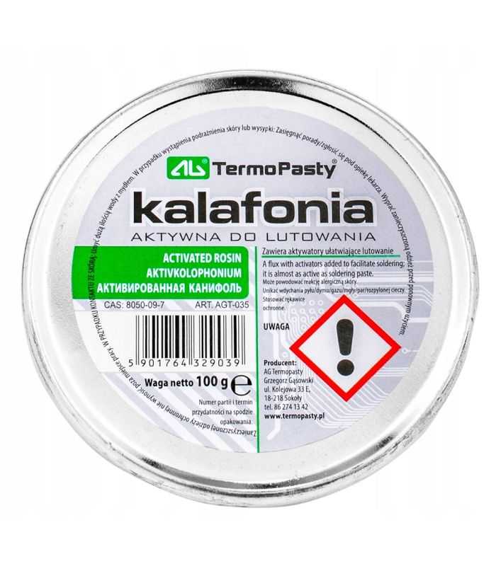 colofoniu 100gr curata suprafetele ce urmeaza a fi lipite ag termopasty 2