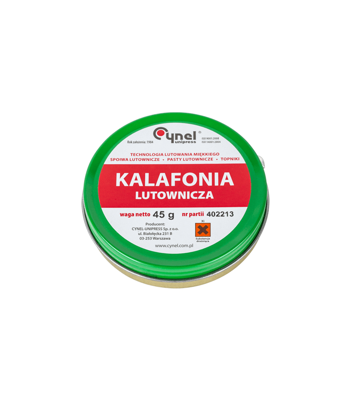 Colofoniu 45gr curata suprafetele ce urmeaza a fi lipite Cynel