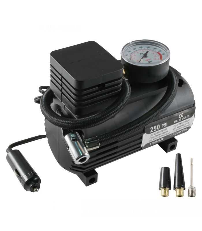 Compresor Auto 12v 18 Bari 250 Psi 3 Adaptoare Ventil 4cars 90304