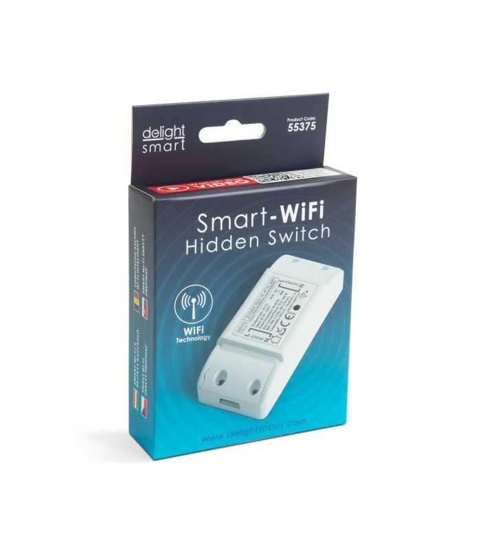 Comutator Ascuns Wi Fi Inteligent 90 250v 16a Amazon Alexa Google Home Compatibilitate Ifttt Delight