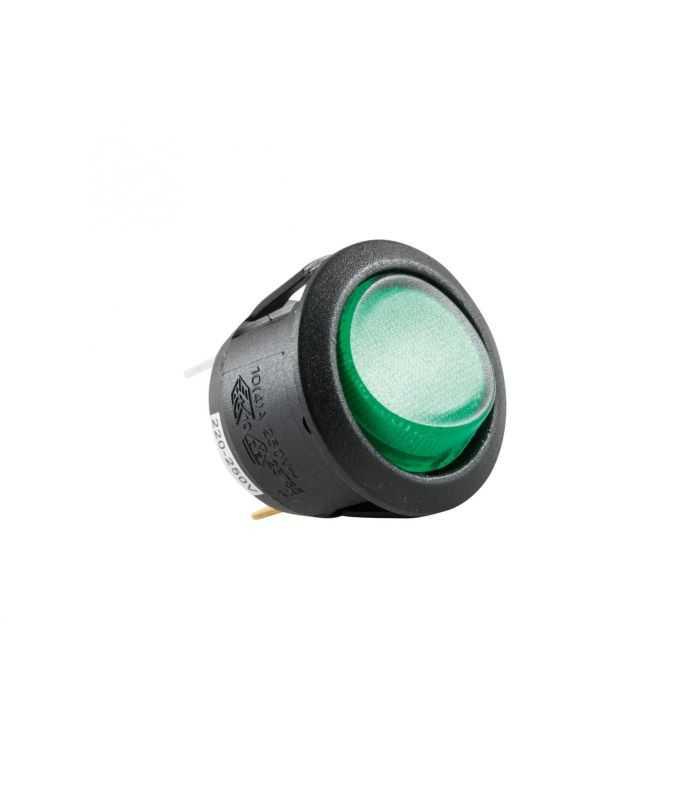 Comutator basculant bec verde ON-OFF 250V/6A incastrare 21mm HOME