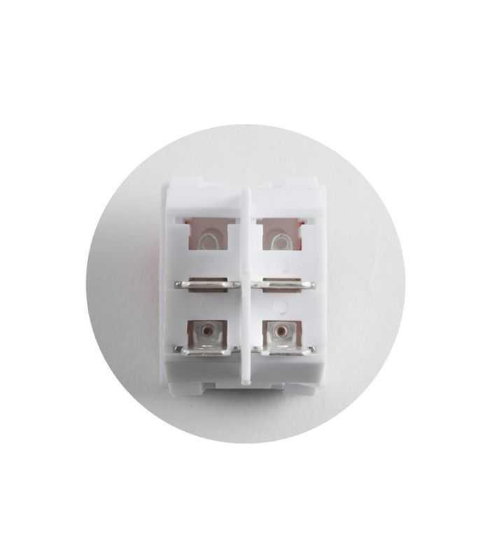 Comutator Basculant Cu Retinere Bec Rosu 2 Circuite 2 Pozitii 250v 10a Somogyi Elektronic