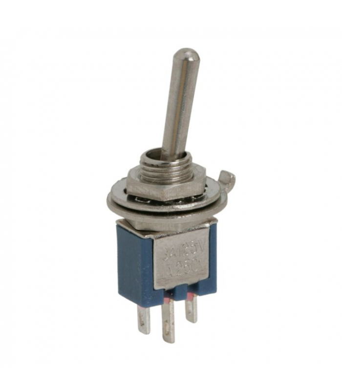 Comutator cu brat 1 circuit 1A-250V ON-ON cu retinere