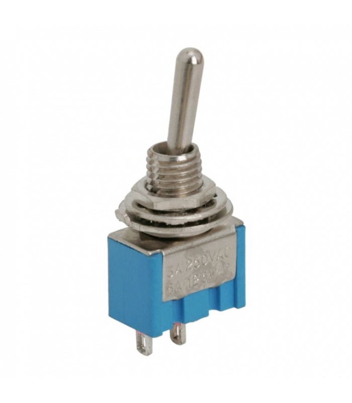 Comutator cu brat 1 circuit 3A 250V OFF-ON 09016 cu retinere