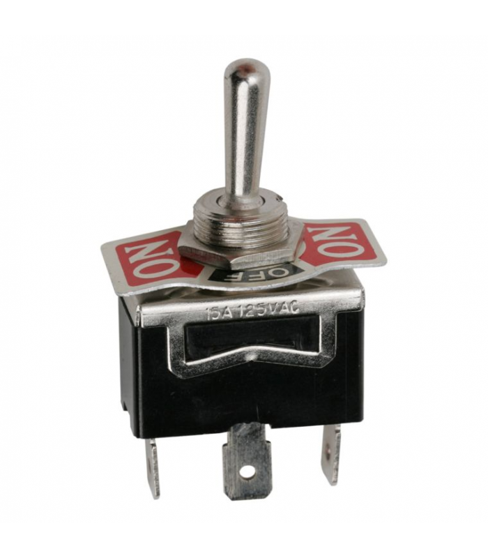 Comutator cu brat de moment 1 circuit 10A 250VAC ON-OFF-ON fara retinere