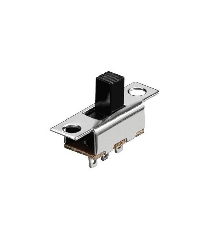 Comutator glisant 1x UM 3 pini 11.4x6mm ON-ON 150V 0.1A Goobay