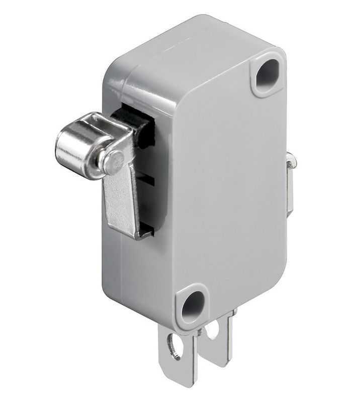 Comutator micro 1 pol 250V 5A cu lamela 15mm si rola