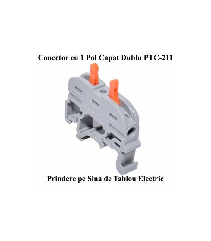 conector 22 cu sina portocaliu pentru cablu maxim 4 mm 2