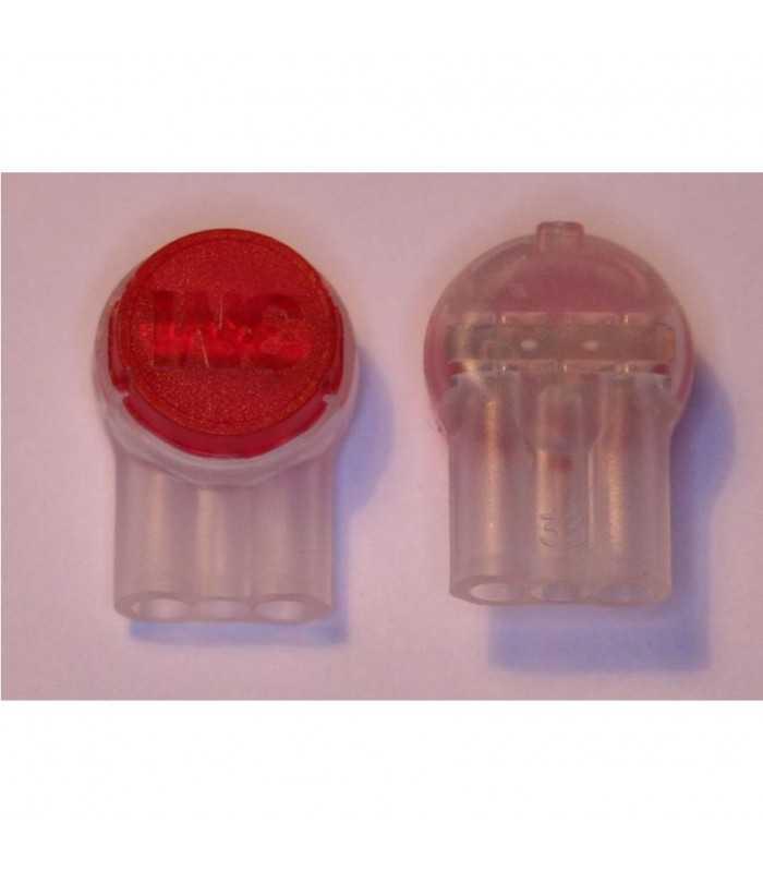 conector 3 fire 04 09mm cu gel scotchlok idc 19 26awg rosie 3m 4