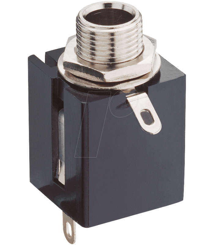 Conector alimentare 6.3 mm sasiu stereo Lumberg