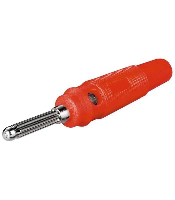 conector banana tata rosu 4mm cauciuc moale goobay 11459 2