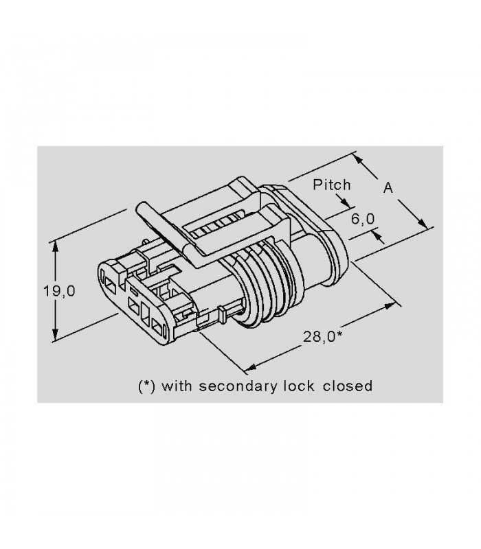 conector cablu superseal 15 mama mufa 3 pini ip67 te connectivity 282087 1 1