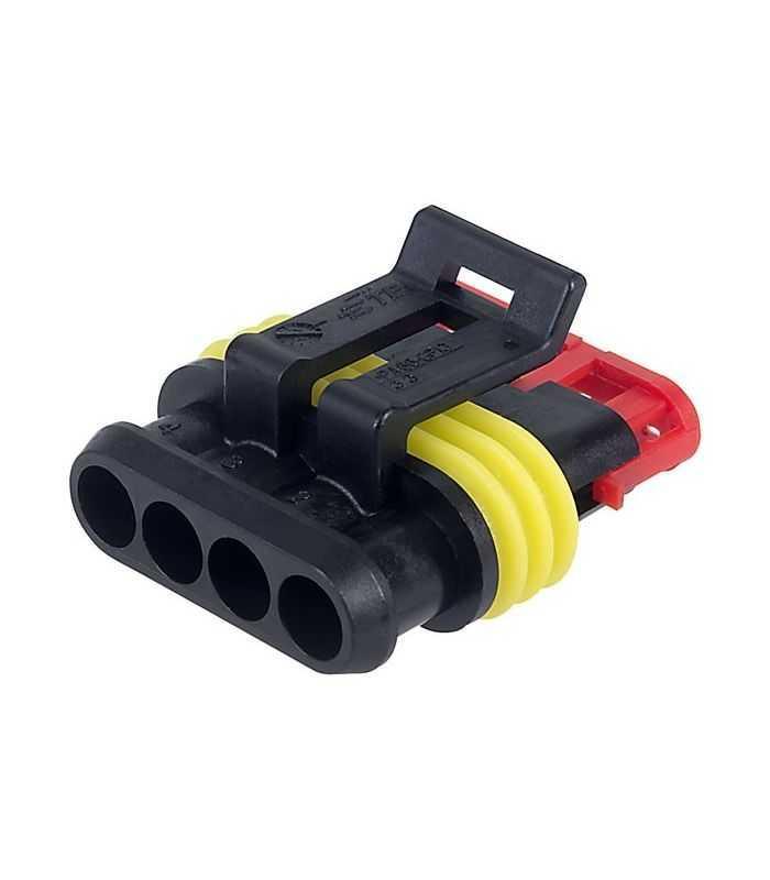 Conector Cablu Superseal 15 Mama Mufa 4 Pini Ip67 Te Connectivity 282088 1