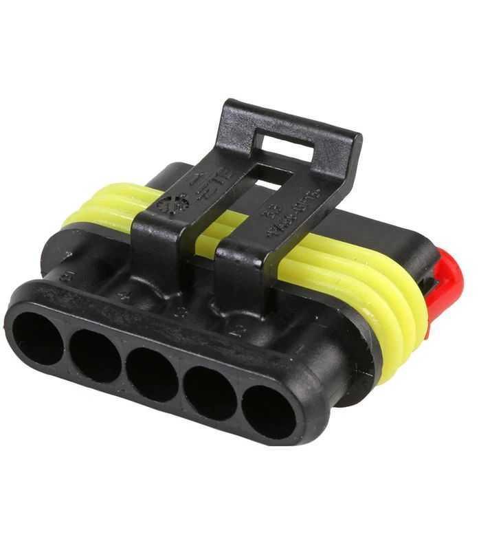 Conector Cablu Superseal 15 Mama Mufa 5 Pini Ip67 Te Connectivity 282089 1