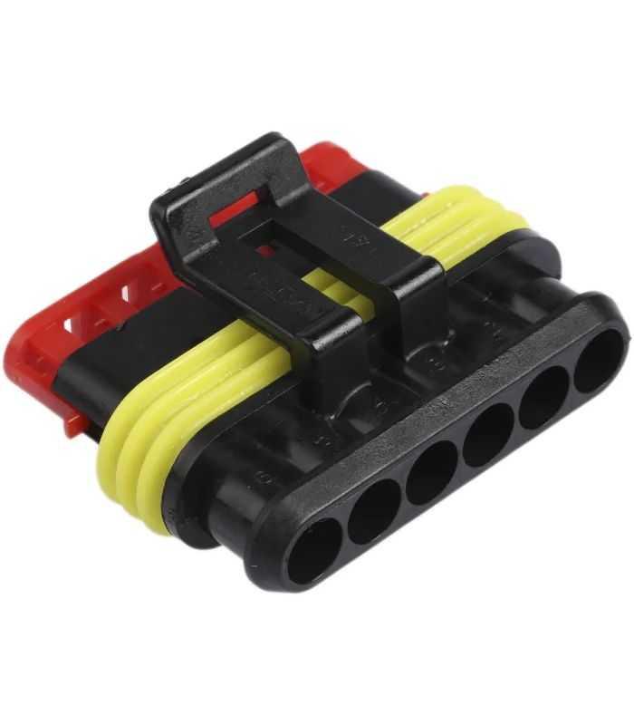 Conector Cablu Superseal 15 Mama Mufa 6 Pini Ip67 Te Connectivity 282090 1