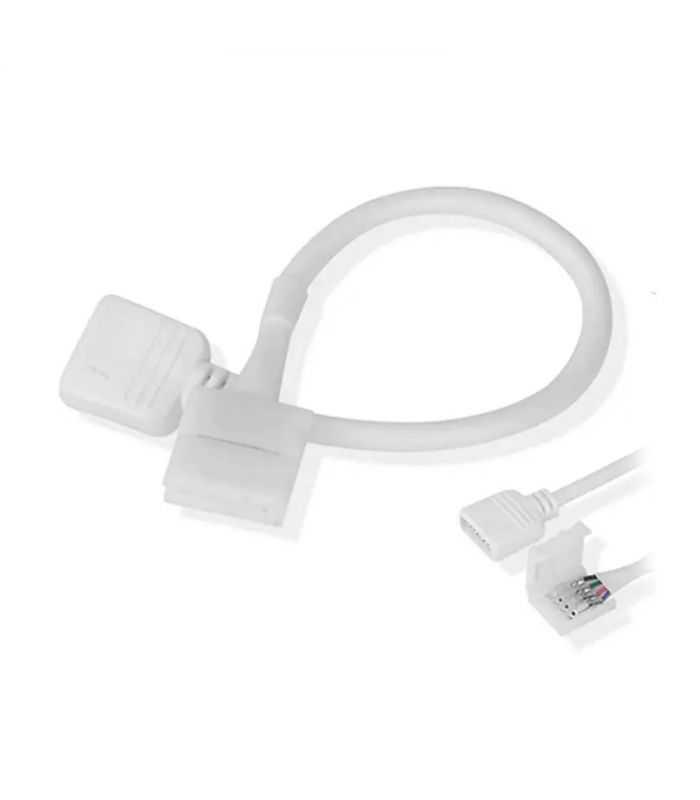 Conector Flexibil Pentru Banda Led 10mm 5050 5 Fire Rgb Alb V Tac Sku 2588