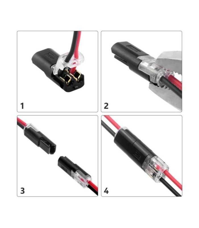Conector In I Pentru Doua Fire Rapid Cu Blocare
